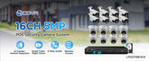 4covr 16 channel security camera system PK reolink lorex zositech