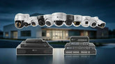 Small business security camera system — PoE NVR setup covering retail entrance, register, and stockroom