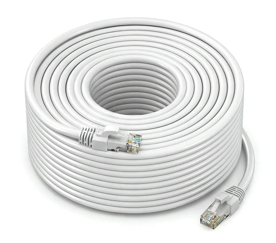 4COVR 100feet 30m cat5e ethernet network cable white