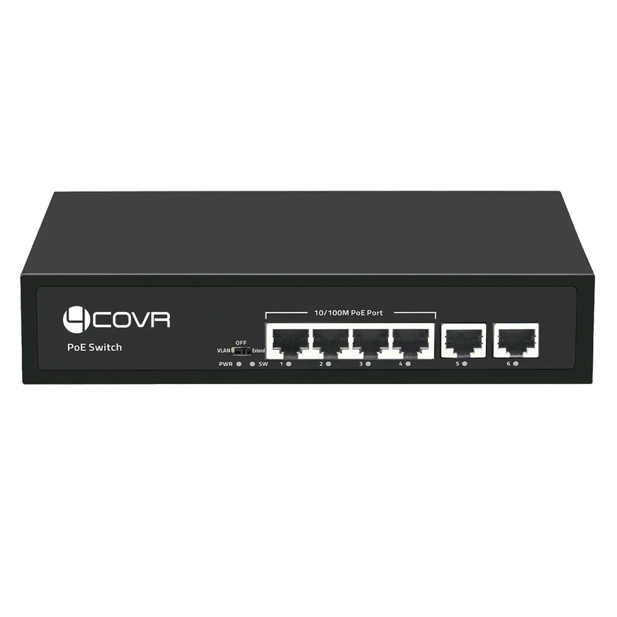 6-PortPoESwitchwith4-PoEportand2-UplinkPorts