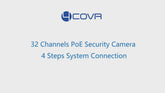 4COVR 4 Steps Connection for 32CH Security Connection