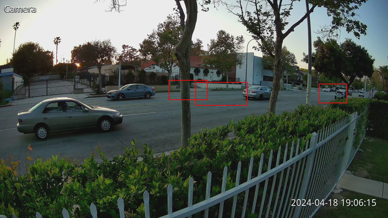 4COVR-Footage-Heavy Road with running vehicles detection